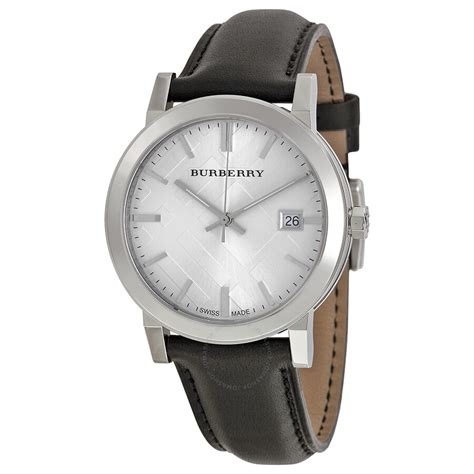 Burberry Men's Watch The City Black Leather BU9008